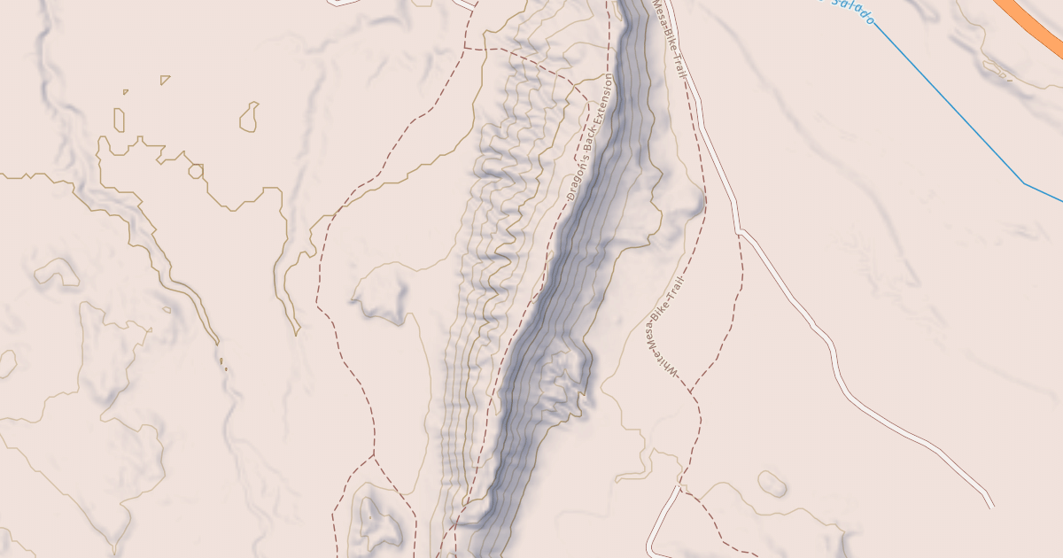 Map preview of Hike-A-Bike