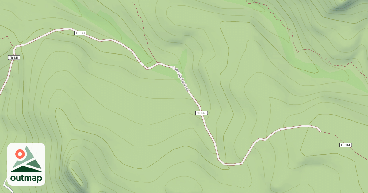 Map of CABIN SPRING
