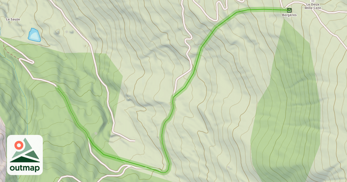 Map of De Baume