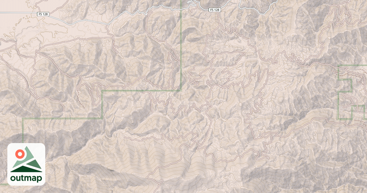 Map of HOUSE MOUNTAIN