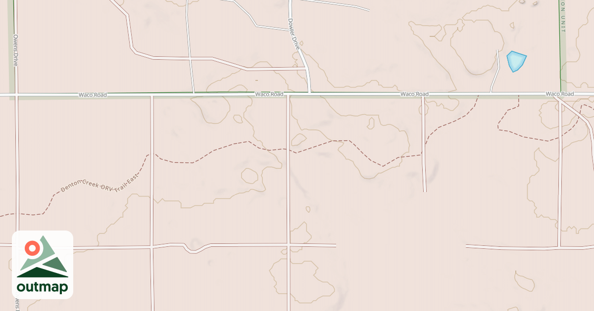 Map of Denton Creek Trail