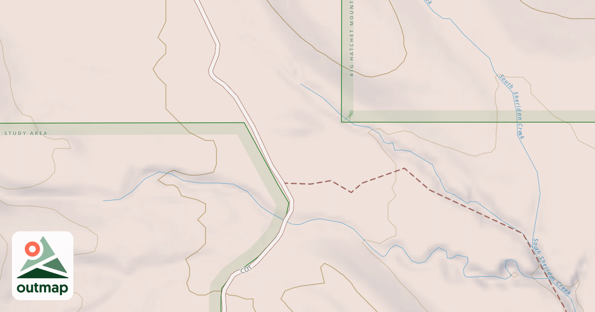 Map of Continental Divide National Scenic Trail