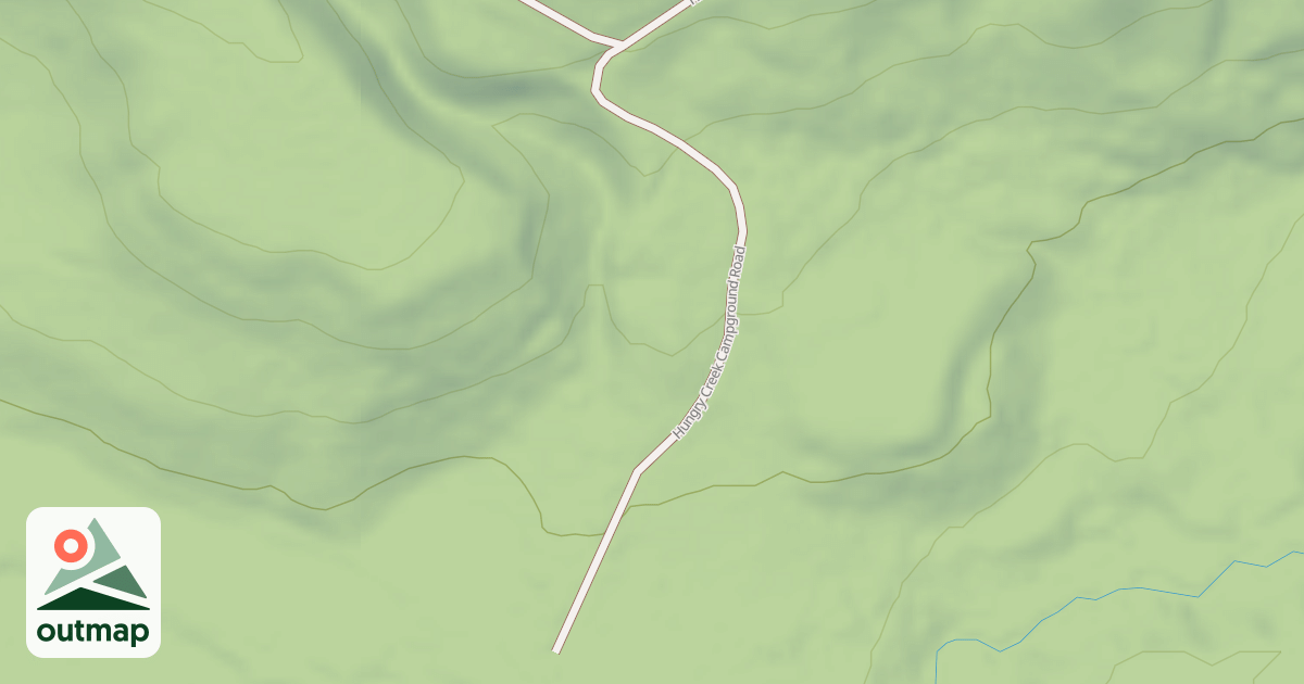 Map of HUNGRY CR. CAMPGROUND