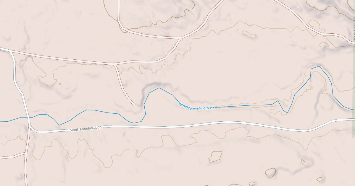 Map preview of Keweenaw State Trail
