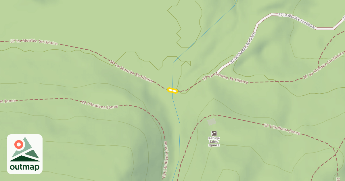 Map of 37 La Montée St-Hilaire