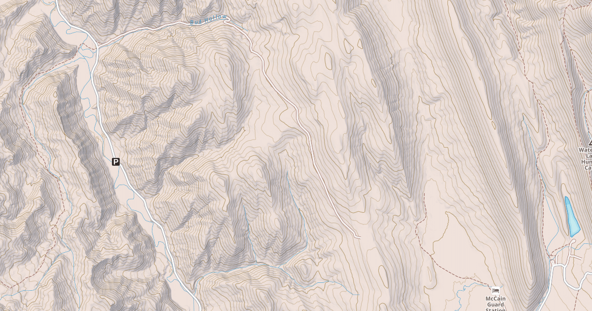 Map preview of BULL HOLLOW SNOWMOBILE TRAIL