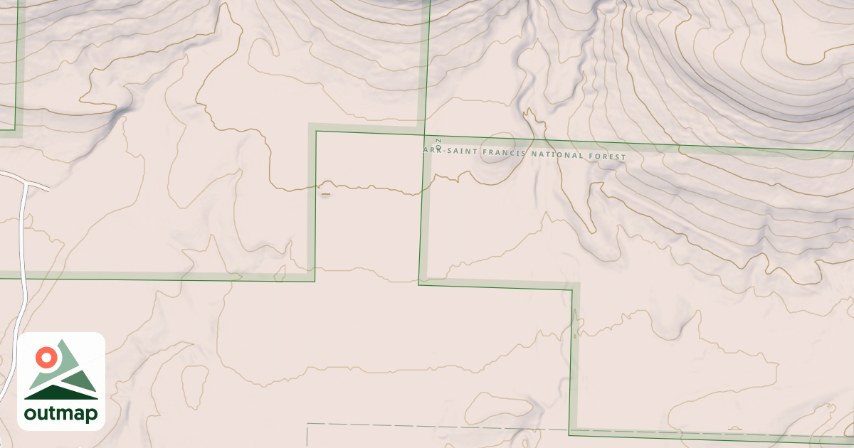 Map of USFS Motor Vehicle Use Map Roads {243D7F40-2331-419A-B6D6-9B0E8017C84D}