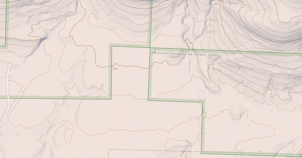 Map preview of USFS Motor Vehicle Use Map Roads {243D7F40-2331-419A-B6D6-9B0E8017C84D}
