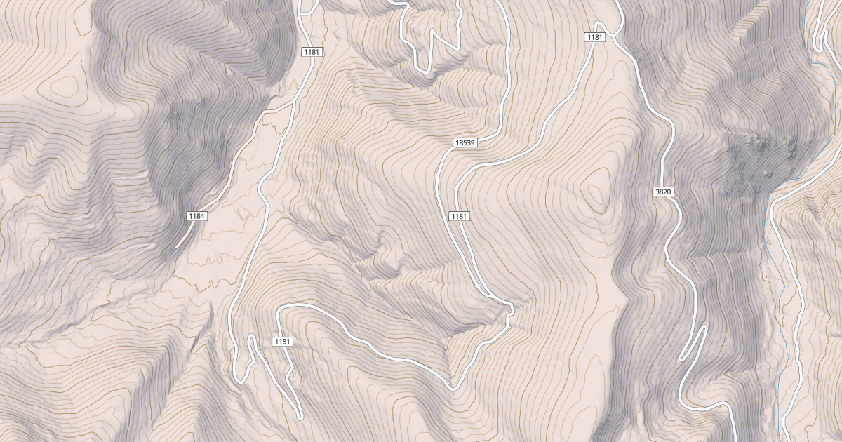 Map preview of MIDDLE FORK BIG CREEK