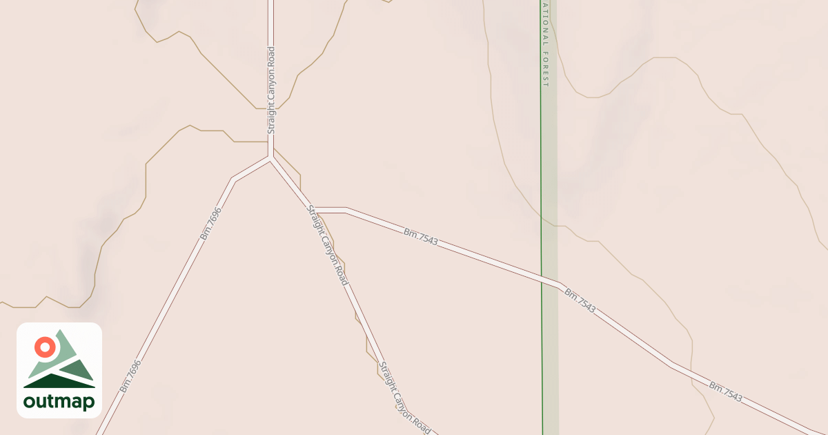Map of BLM National GTLF Public Motorized Roads 08125264-97d0-43eb-94e7-54bb91786b08