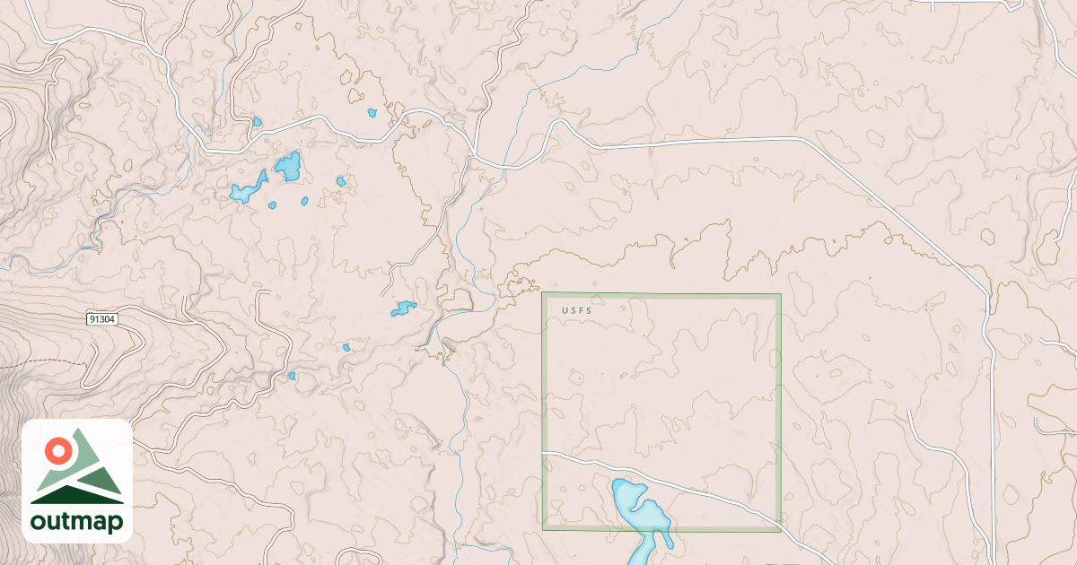 Map of ELK CREEK