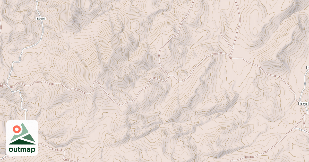 Map of ALDER MOUNTAIN