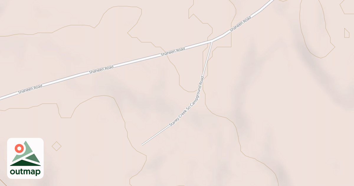 Map of STANEY CREEK SO CAMPGROUND