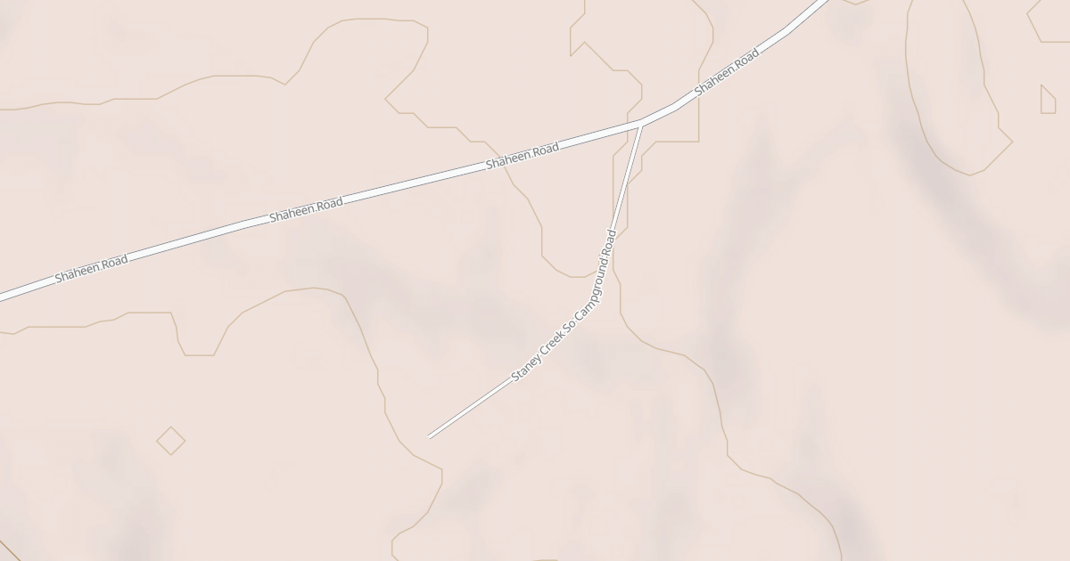 Map preview of STANEY CREEK SO CAMPGROUND