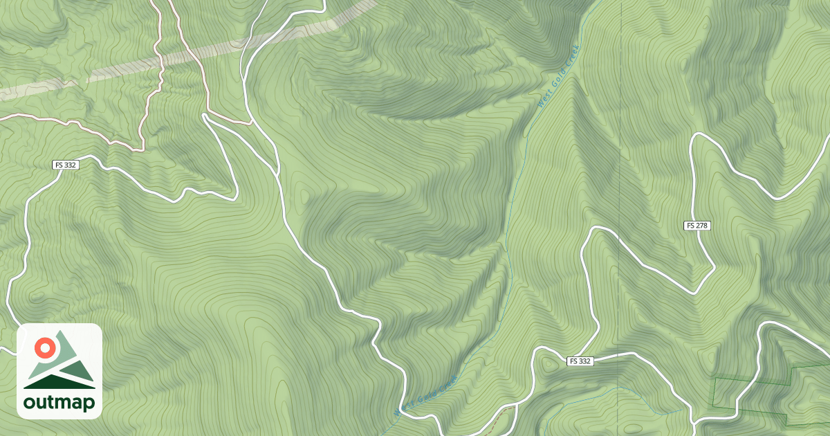 Map of USFS Motor Vehicle Use Map Trails 8952