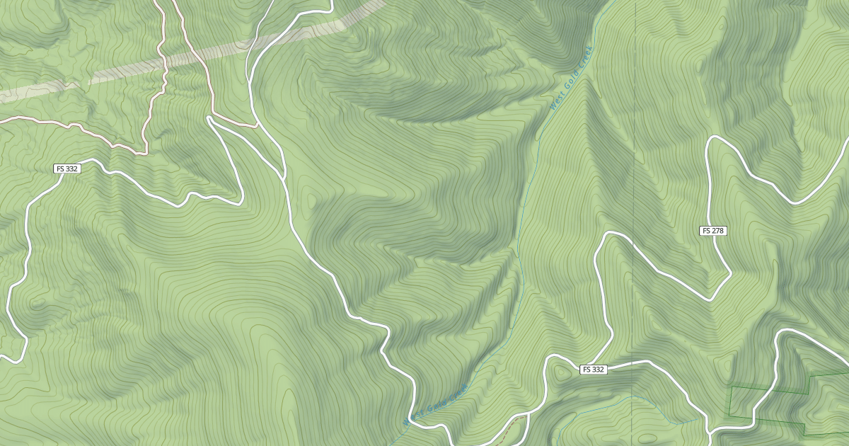 Map preview of USFS Motor Vehicle Use Map Trails 8952