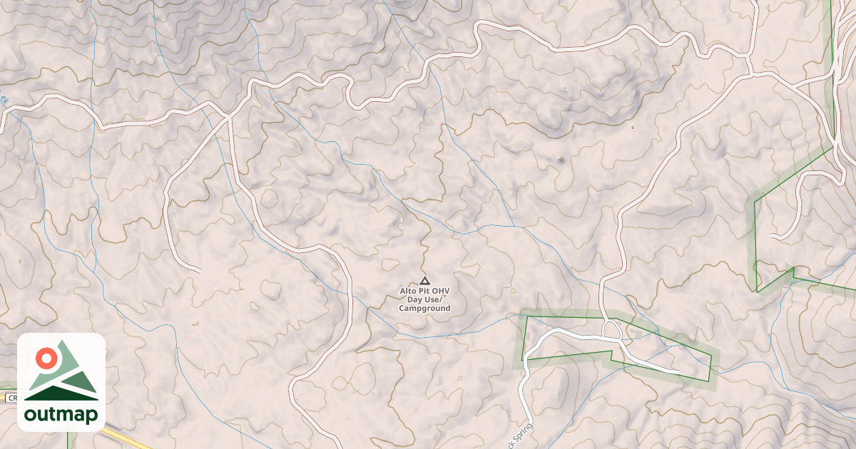 Map of Alto Pit Ohv 1