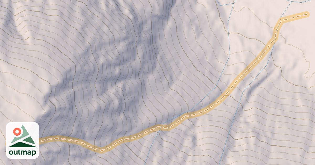 Map of Hillmans Highway Trail