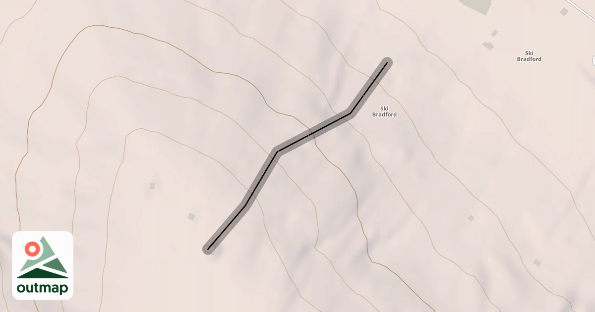 Map of Upper Yellow Jacket