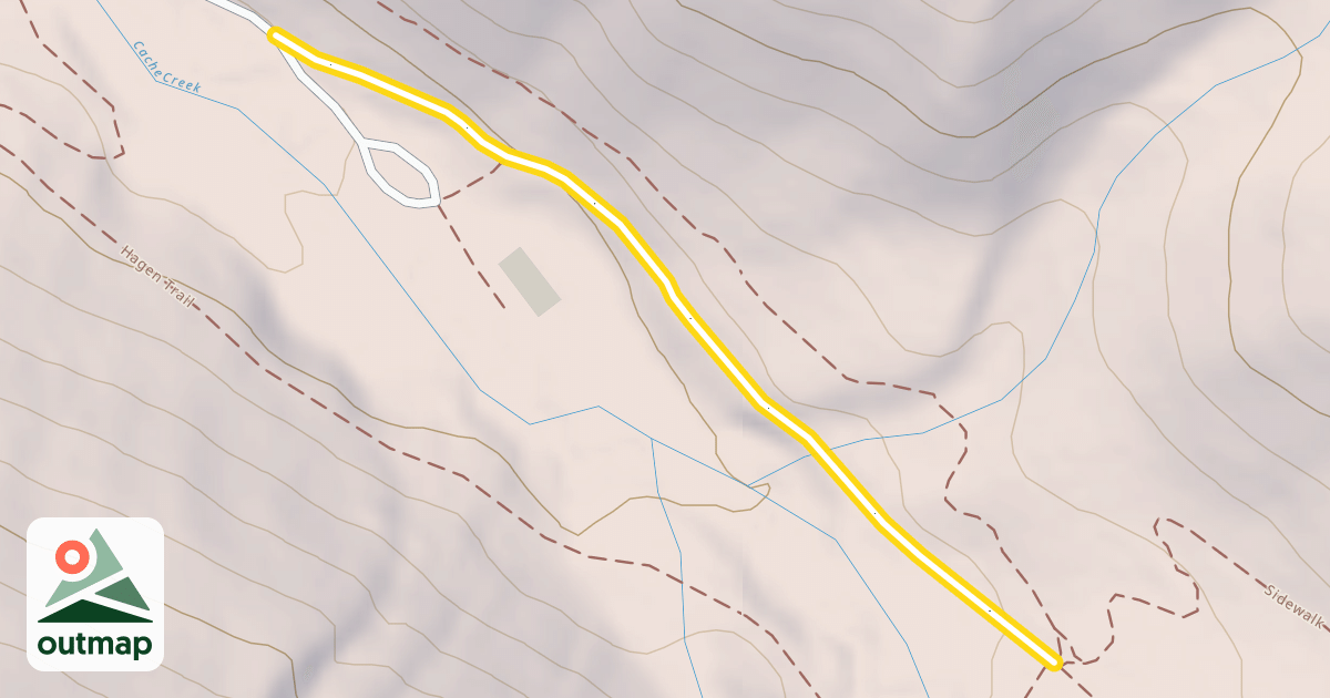 Map of Cache Creek Trail