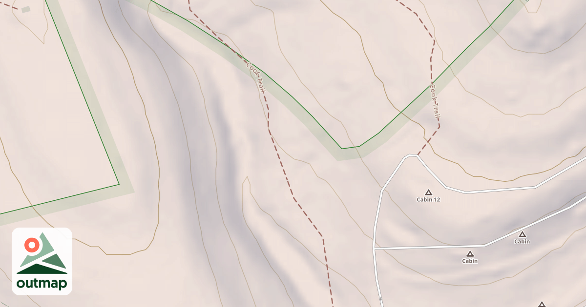 Map of Cook Forest State Park Trails