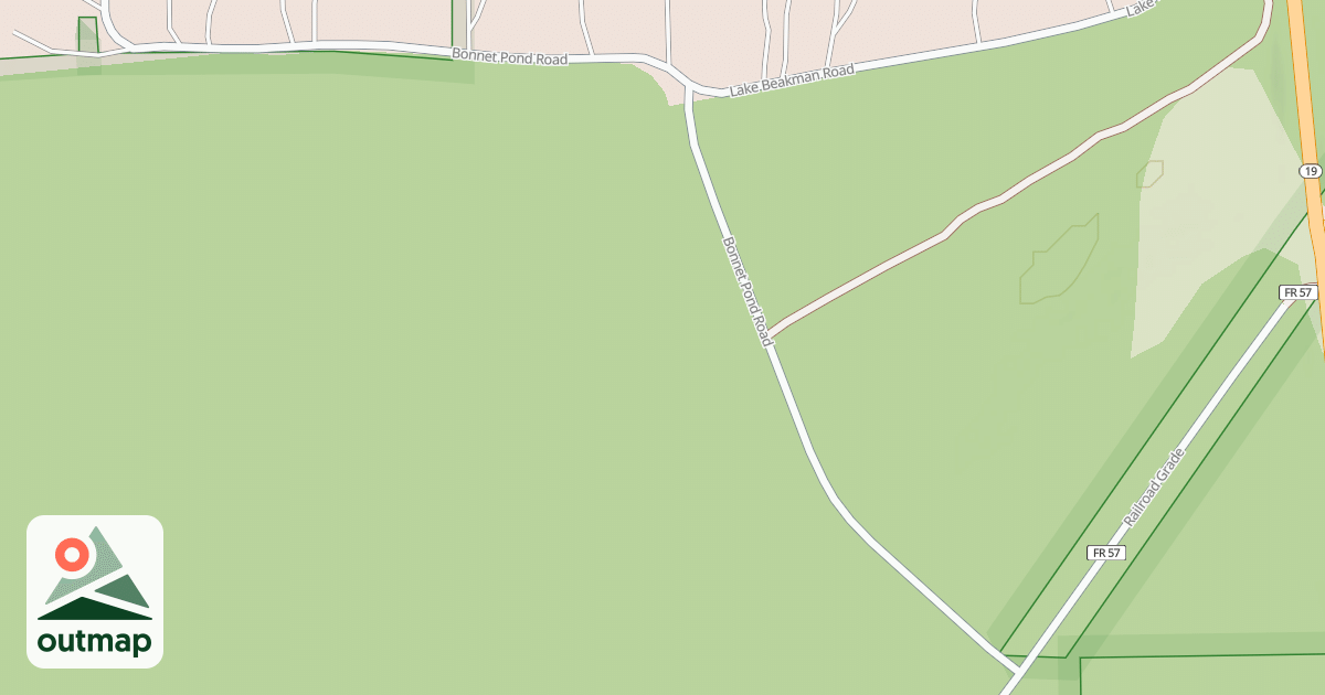 Map of BONNET POND