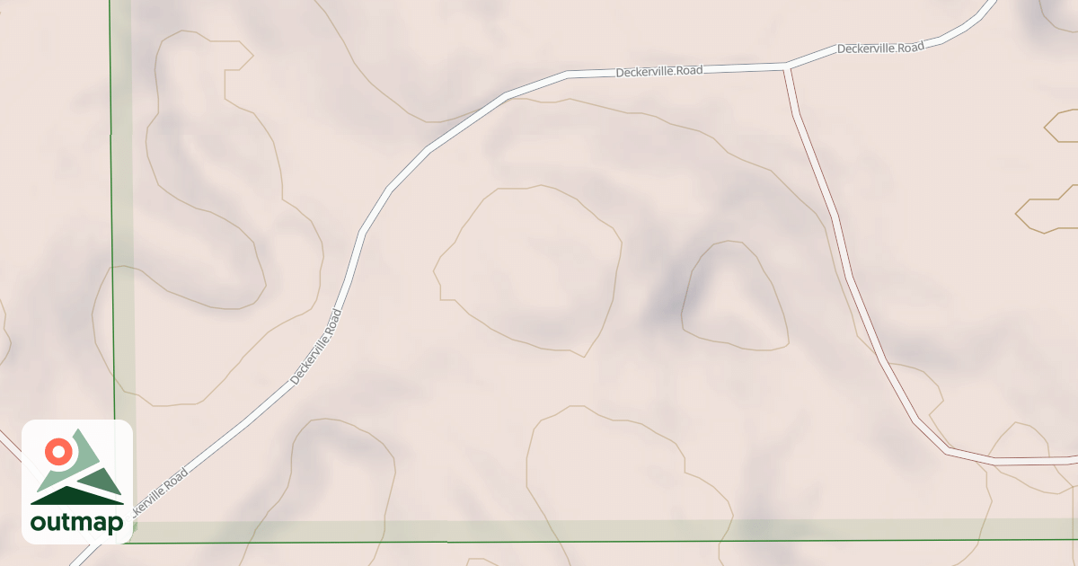 Map of DECKERVILLE
