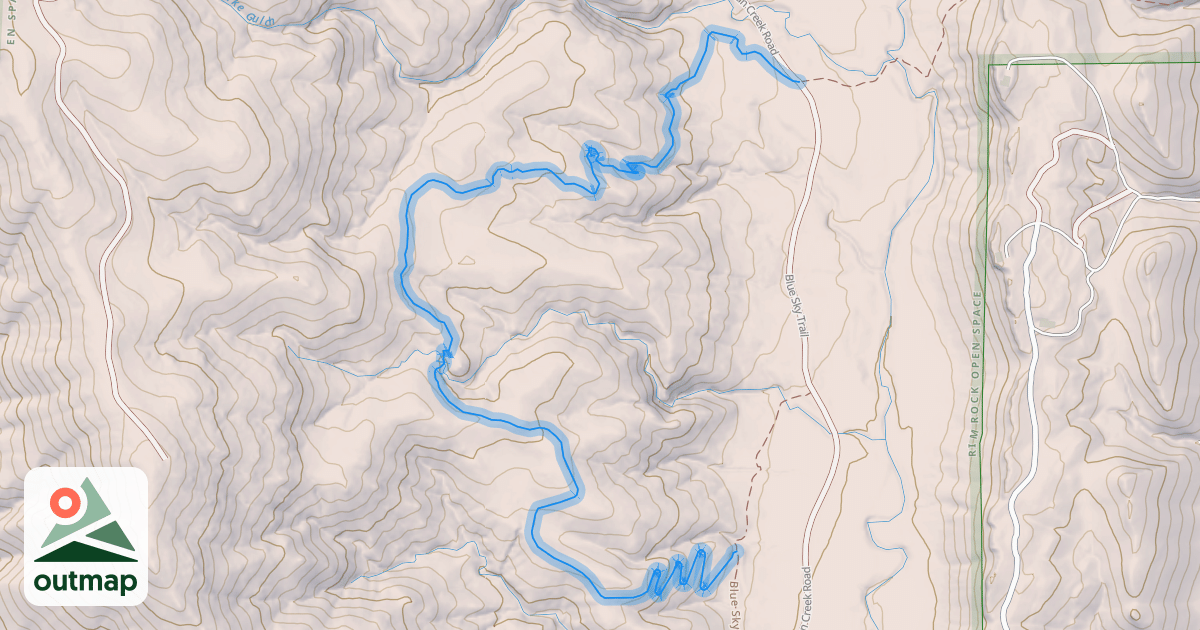 Map of Indian Summer Trail