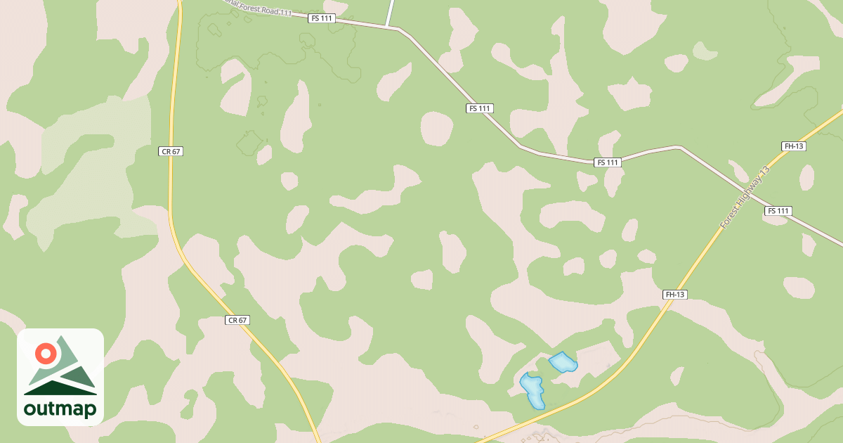 Map of USFS Motor Vehicle Use Map Roads {6EDFCE89-4E24-4D7B-BF7D-CFA3D67B9410}
