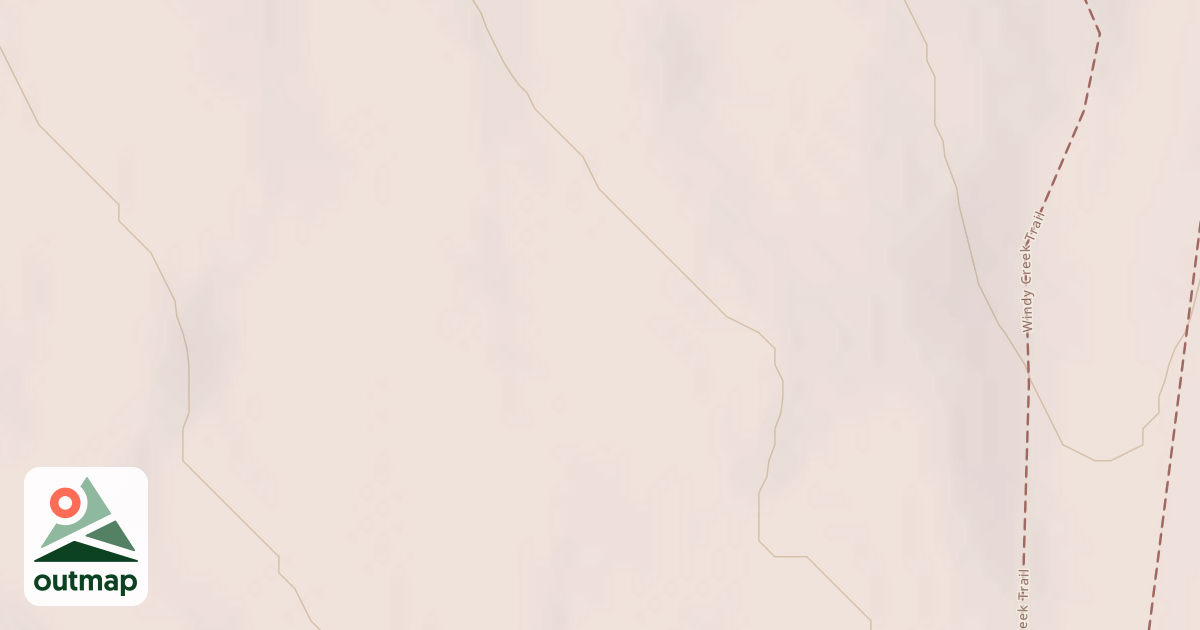 Map of Windy Creek Subsistence Ohv Trail