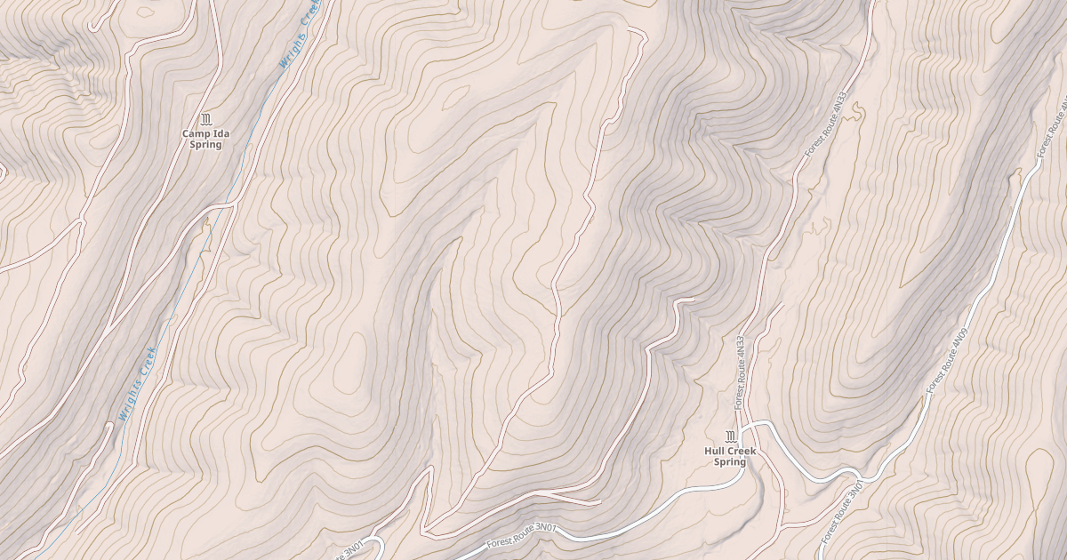 Map preview of HULL CREEK OHV - ATV