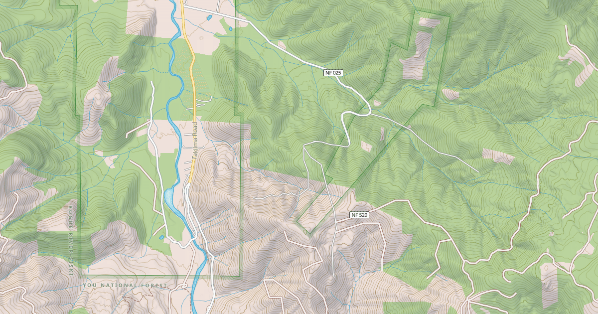 Map preview of PAGE CREEK