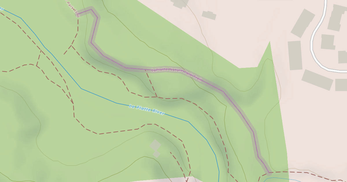 Map preview of LaPlatte Nature Park Trail