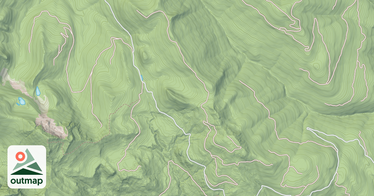 Map of SEGELSEN RIDGE