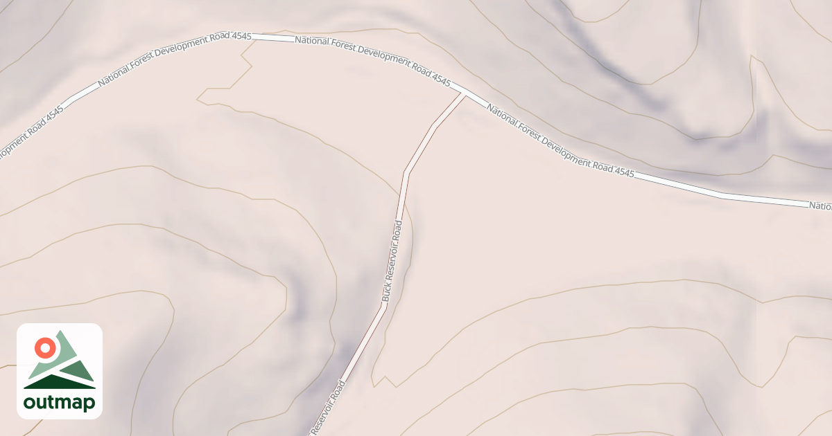 Map of USFS National Forest System Roads {02A851F2-7747-40B0-BA50-B5858193B887}