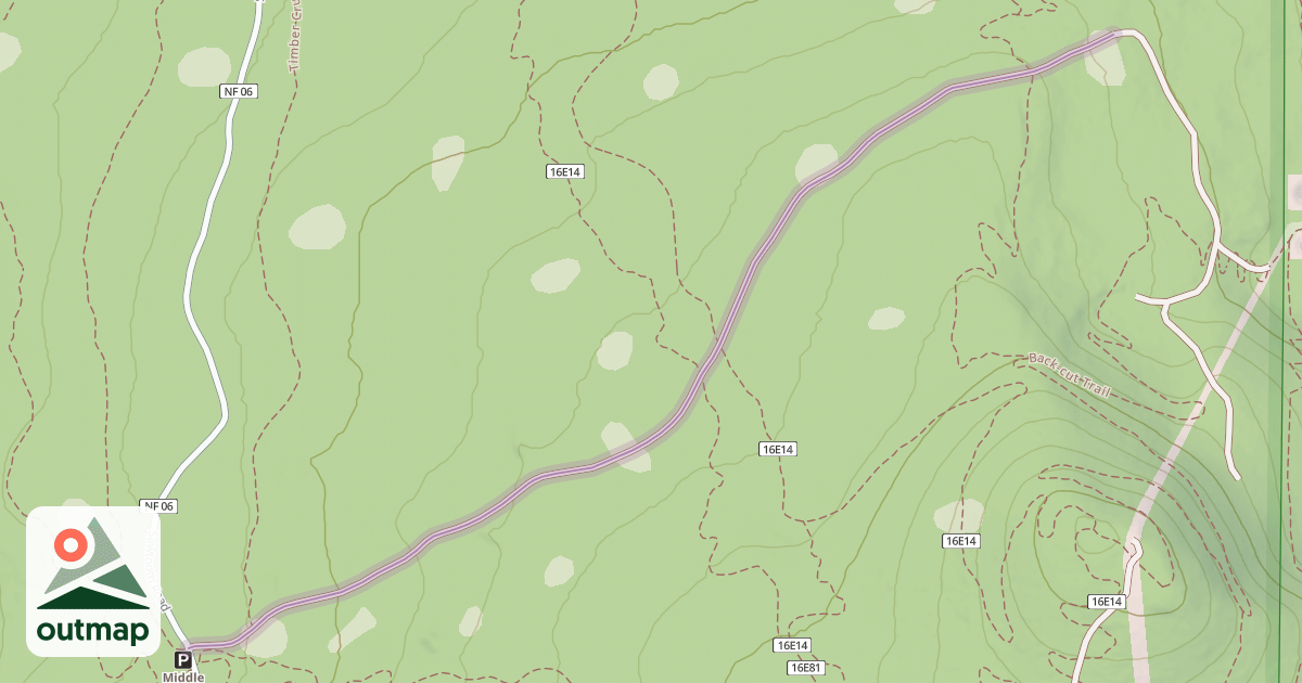 Map of Sawtooth Spur