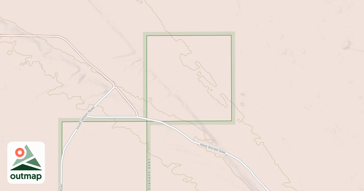 Map of Kinross Motorcycle Trail