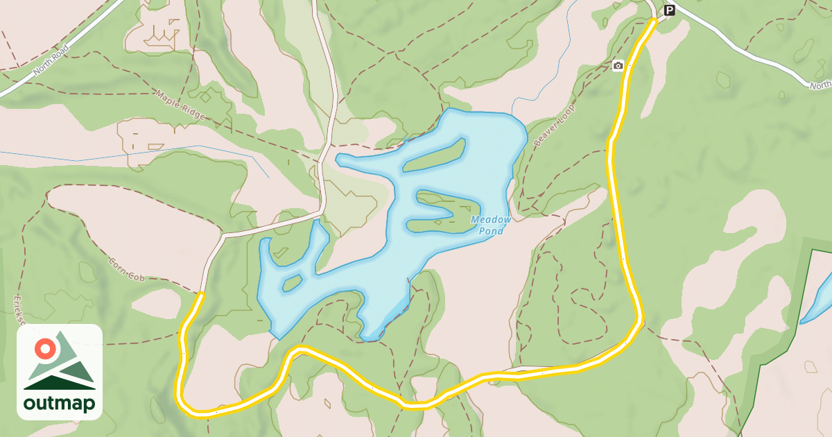 Map of Pine Point Loop