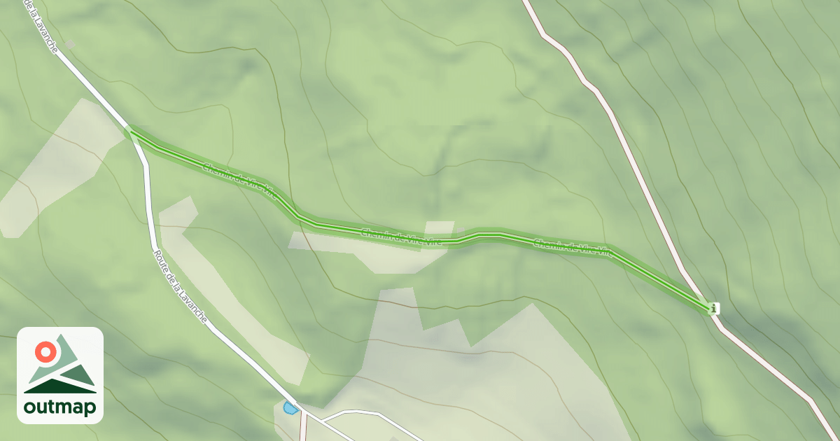 Map of Chemin de Vire-Vire