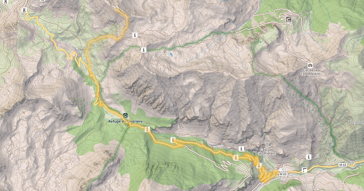 Map preview of Pointe de Chaufrède — Saint-Dalmas-le-Selvage