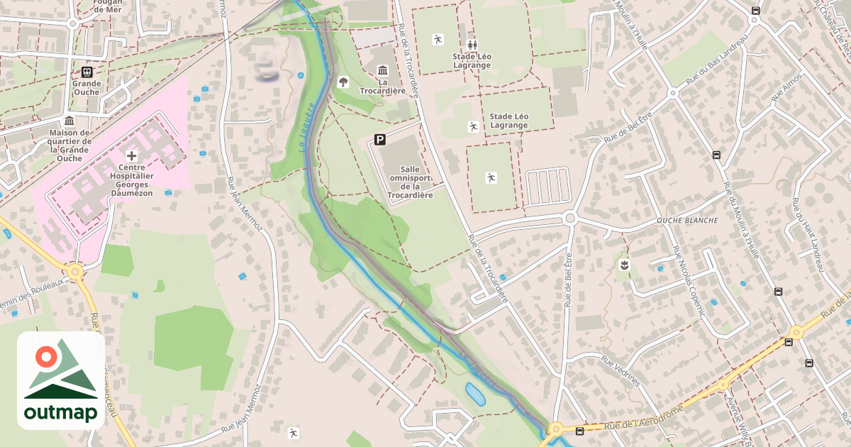 Map of Promenade Yves Laurent