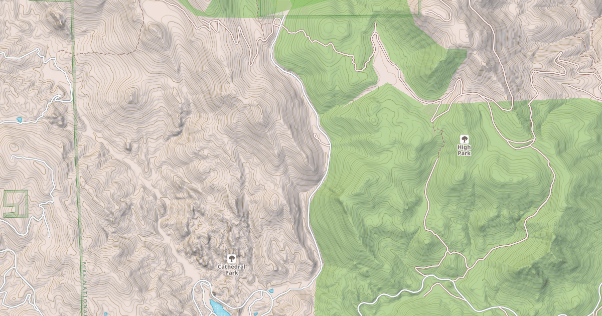 Map preview of SEVEN LAKES