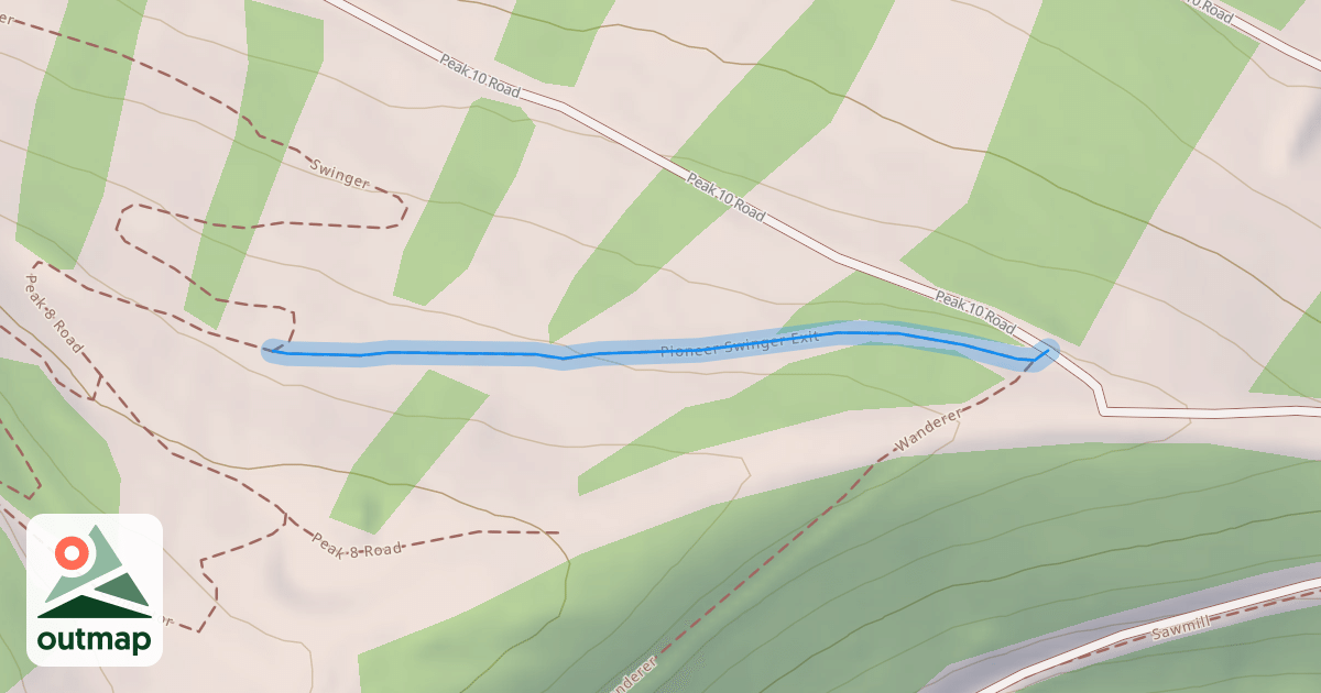 Map of Pioneer Swinger Exit