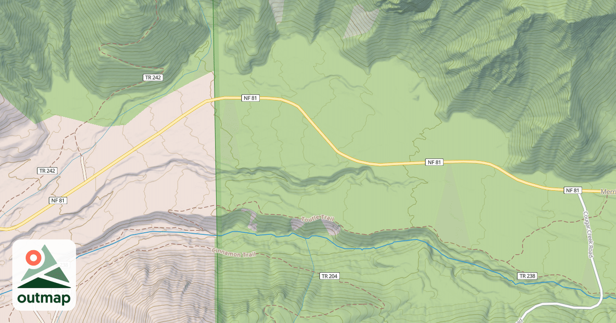 Map of MERRILL LK