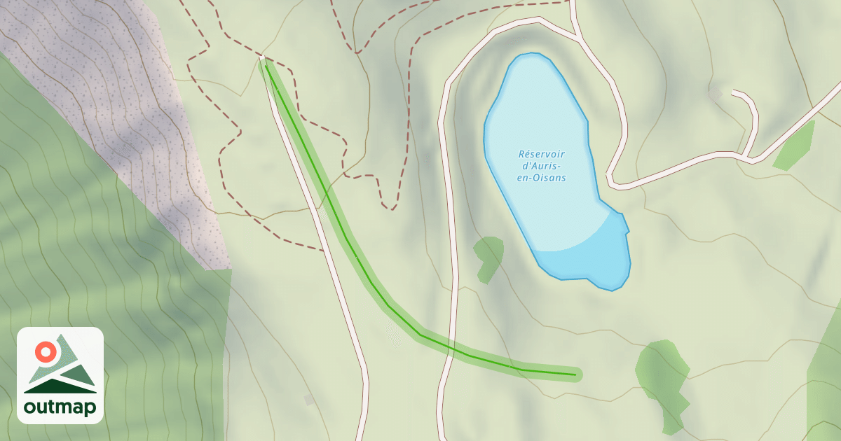 Map of Corniche Variante