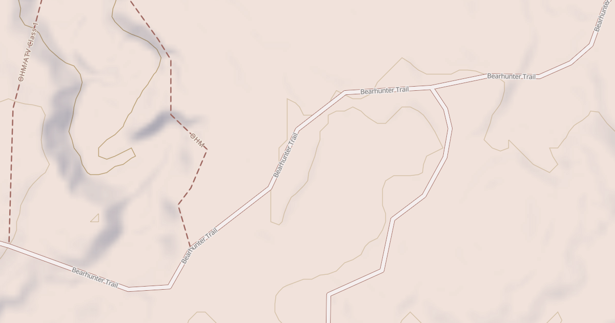 Map preview of Straight Arrows Trail