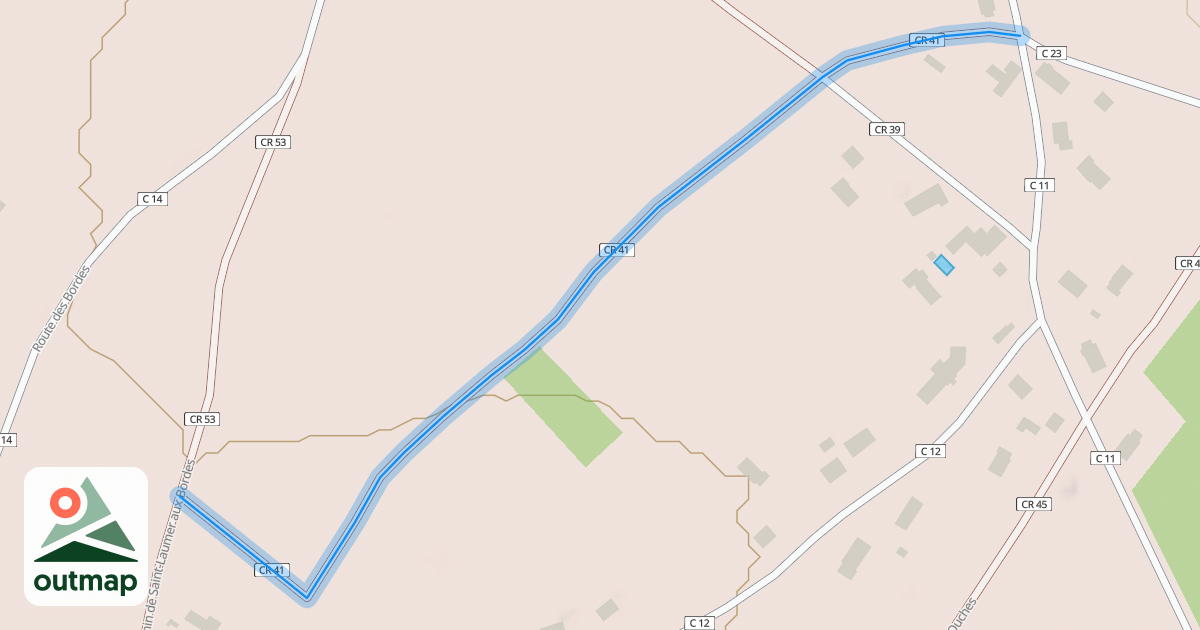 Map of Chemin des Bordes