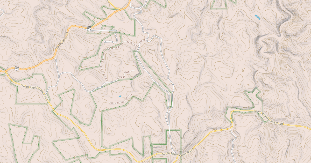 Map preview of BOLES CANYON