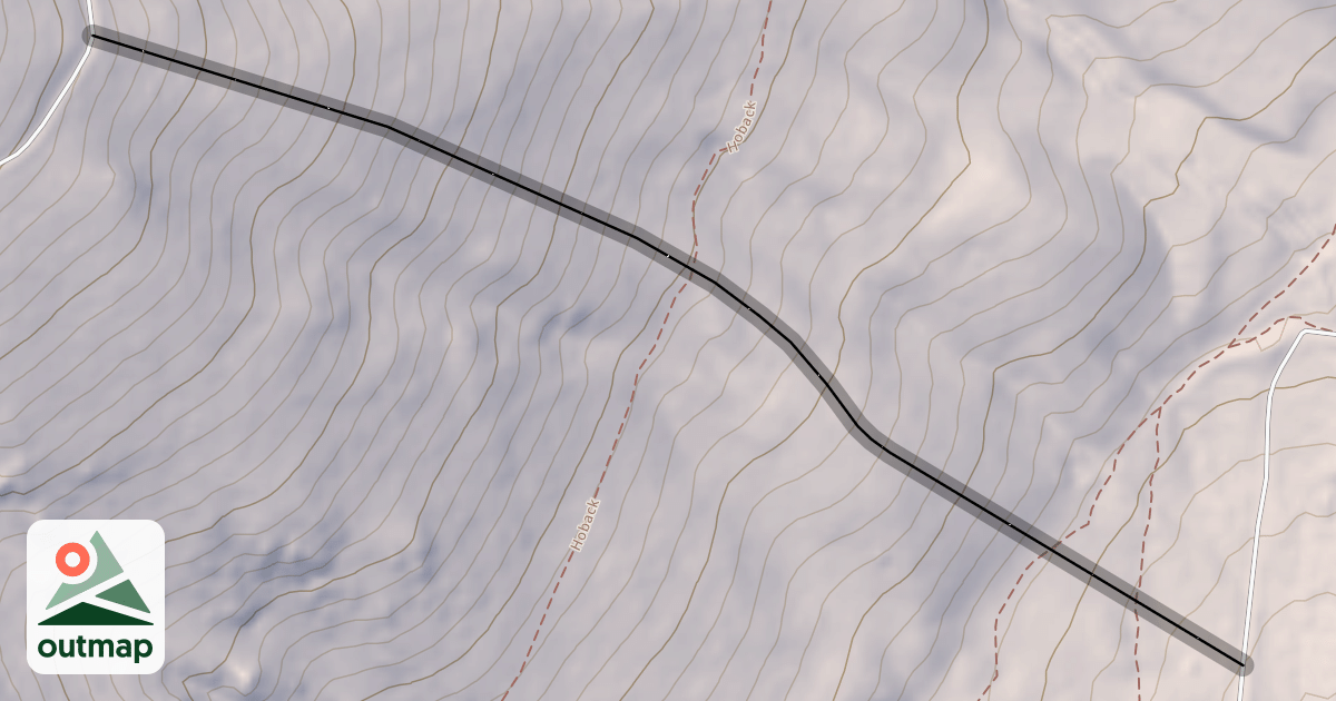 Map of North Colter Ridge