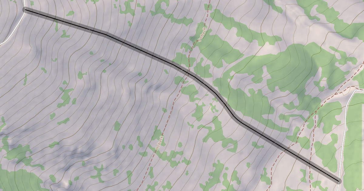 Map preview of North Colter Ridge